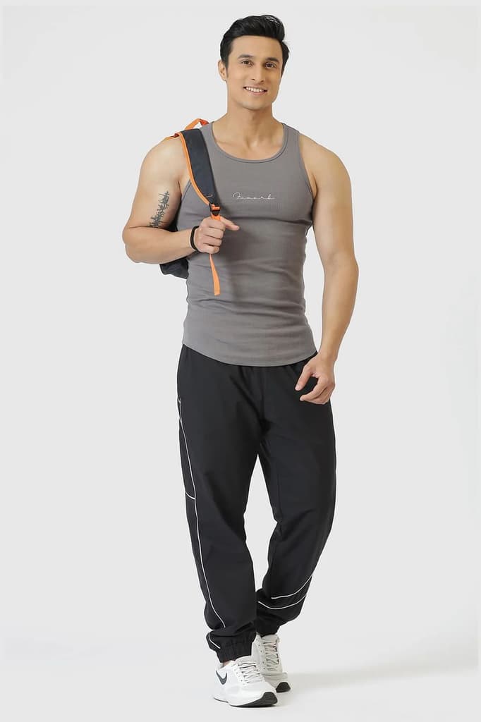 Ribbed Tank Grey — photo 3