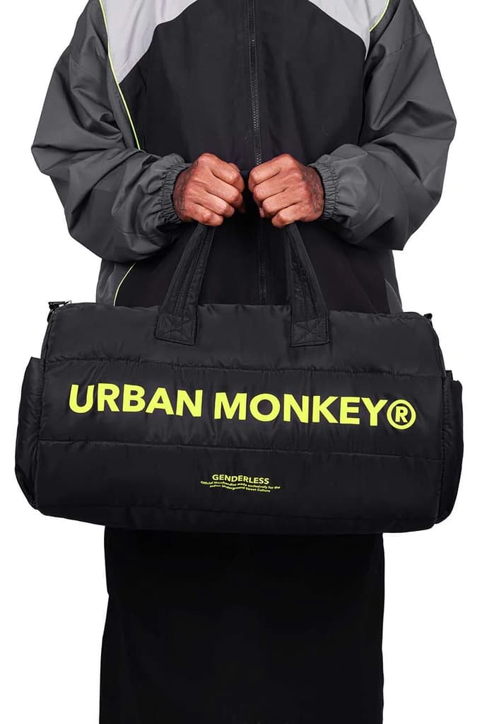 Puffer Duffle Bag // Neon On Black