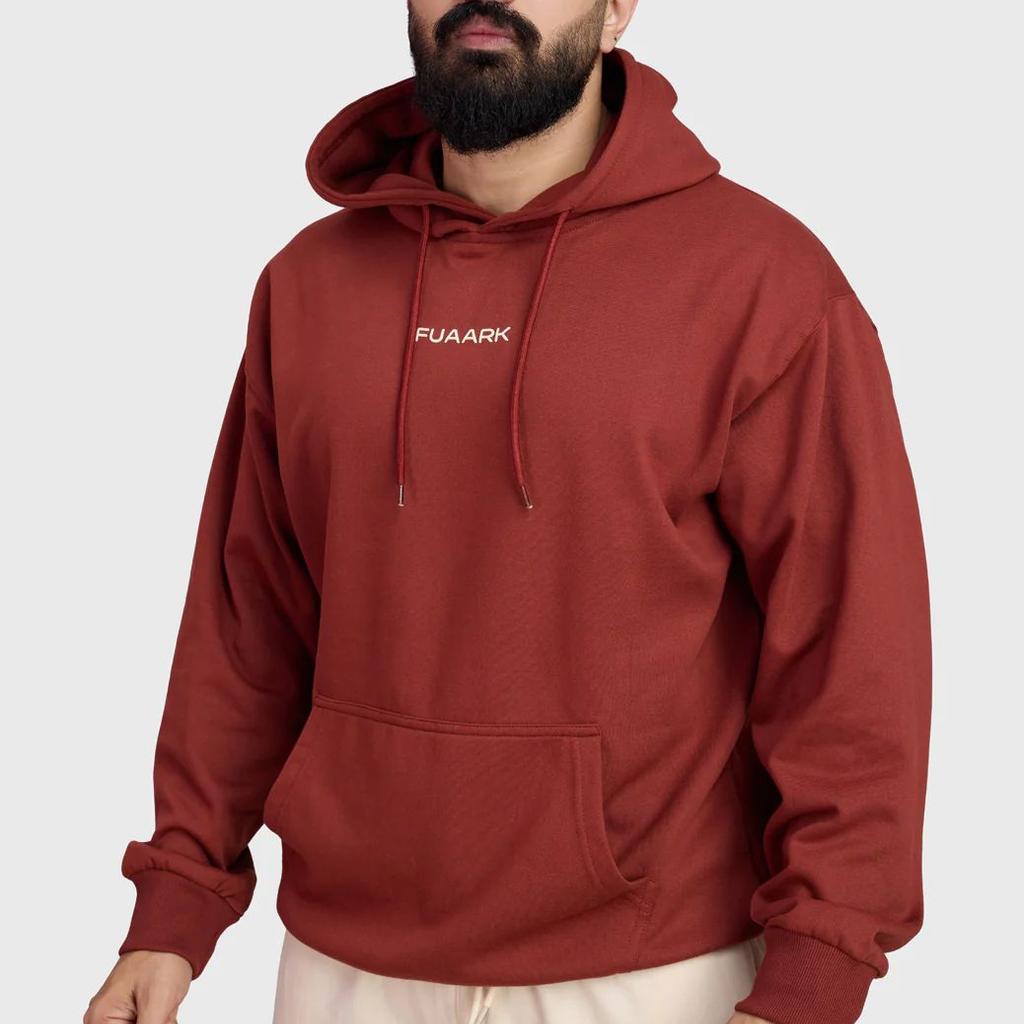 Signature Oversized Hoodie Rust