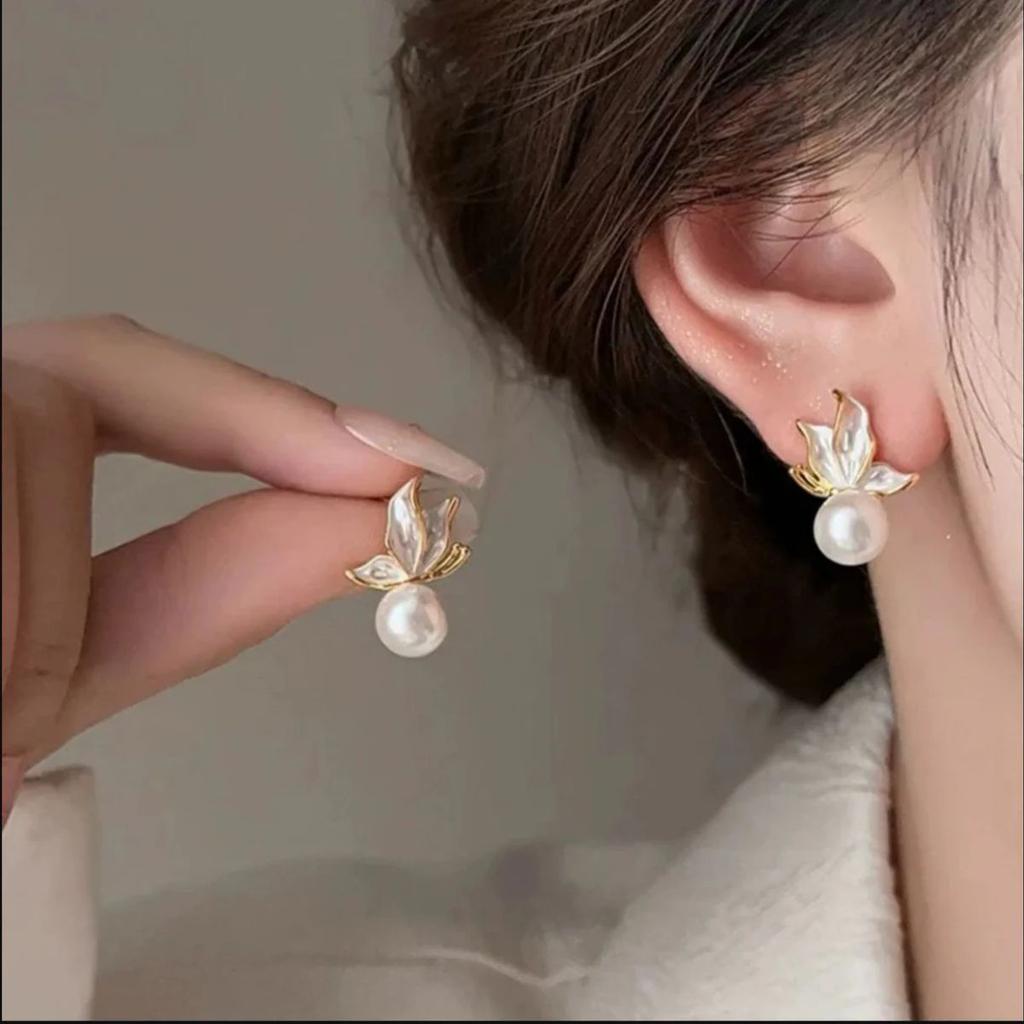 Ethereal Wings Ear Studs | Butterfly Earrings — photo 2