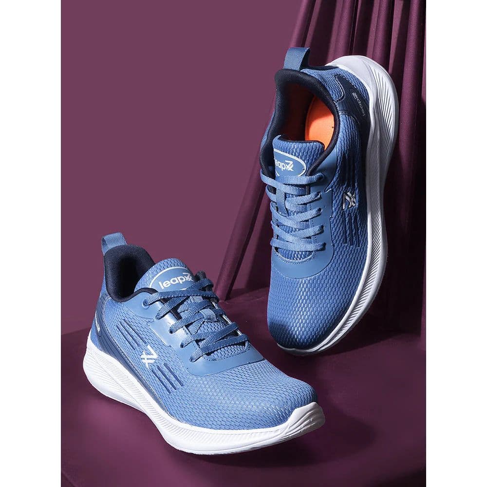 Leap7x By Liberty Mens RW-04 S.Blue Sports Walking Shoes — photo 3