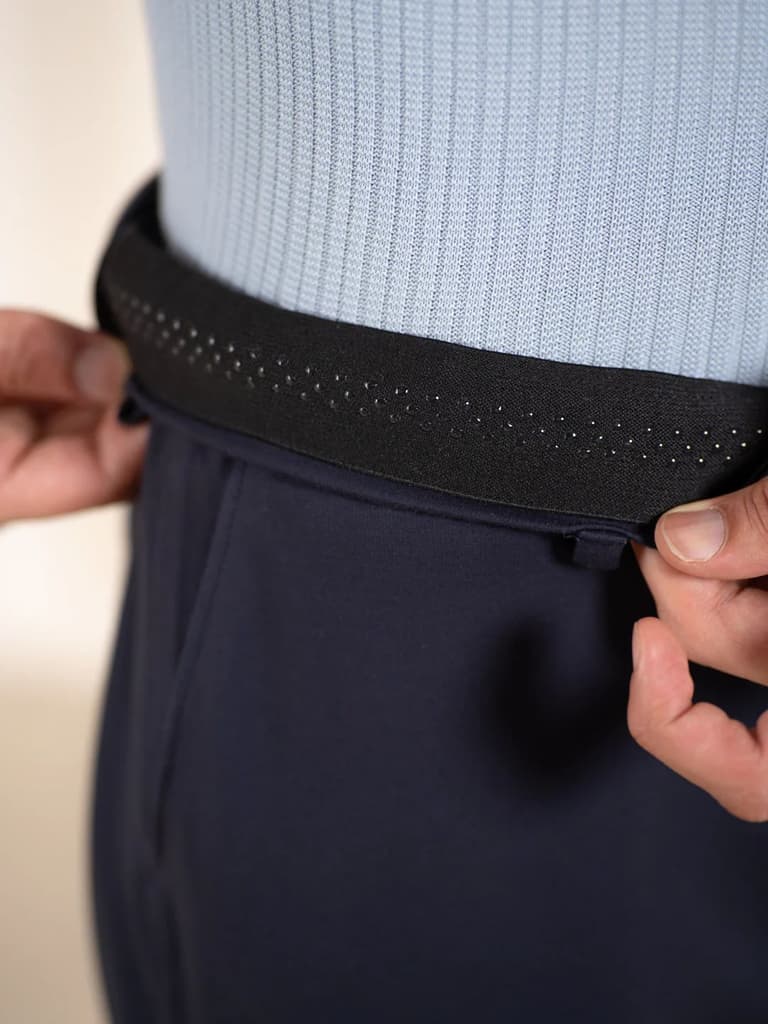 Malai Navy Soft-touch Slim Fit Power Stretch Pants — photo 6