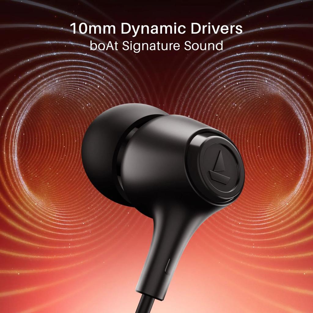 Bassheads 95 | Wired Earphone with 10mm Drivers, 120cm Cable Length, In-line Mic, Lightweight Build, 3.5mm Jack — photo 4