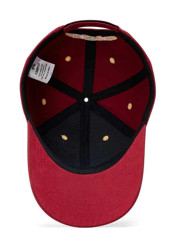 Brushed Cotton Twill Red Unisex Cap — photo 4