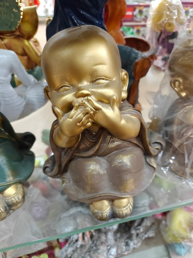 Gold Buddha Statue | Decorative | Gold | Buddhist