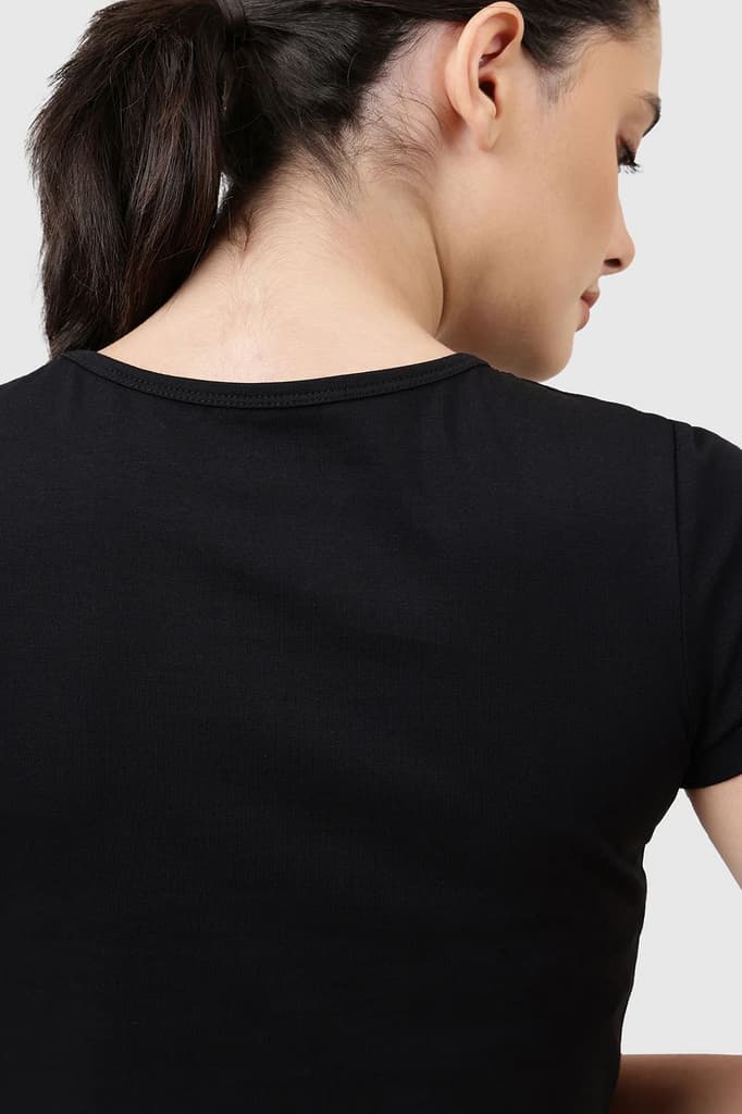 Peak Crop Top Black — photo 4