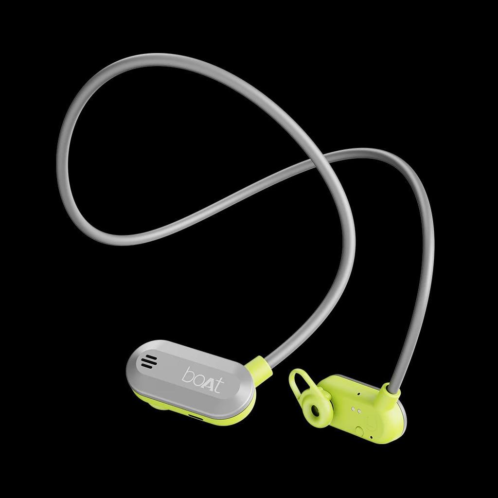 boAt Rockerz 261 Pro | Wireless Earphone with 15 Hours Playback, ASAP™ Charge, 14.8mm Drivers, Bluetooth v5.3, ENx™ Tech (Perfect for Outdoor Sports) — Lazer Lime