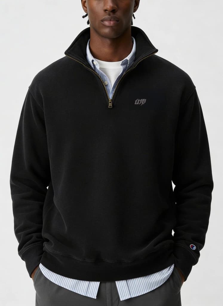 Old Money Sweatshirt // Black — XS