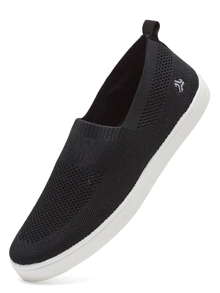AXTO Black Men's Walking Shoes — photo 3
