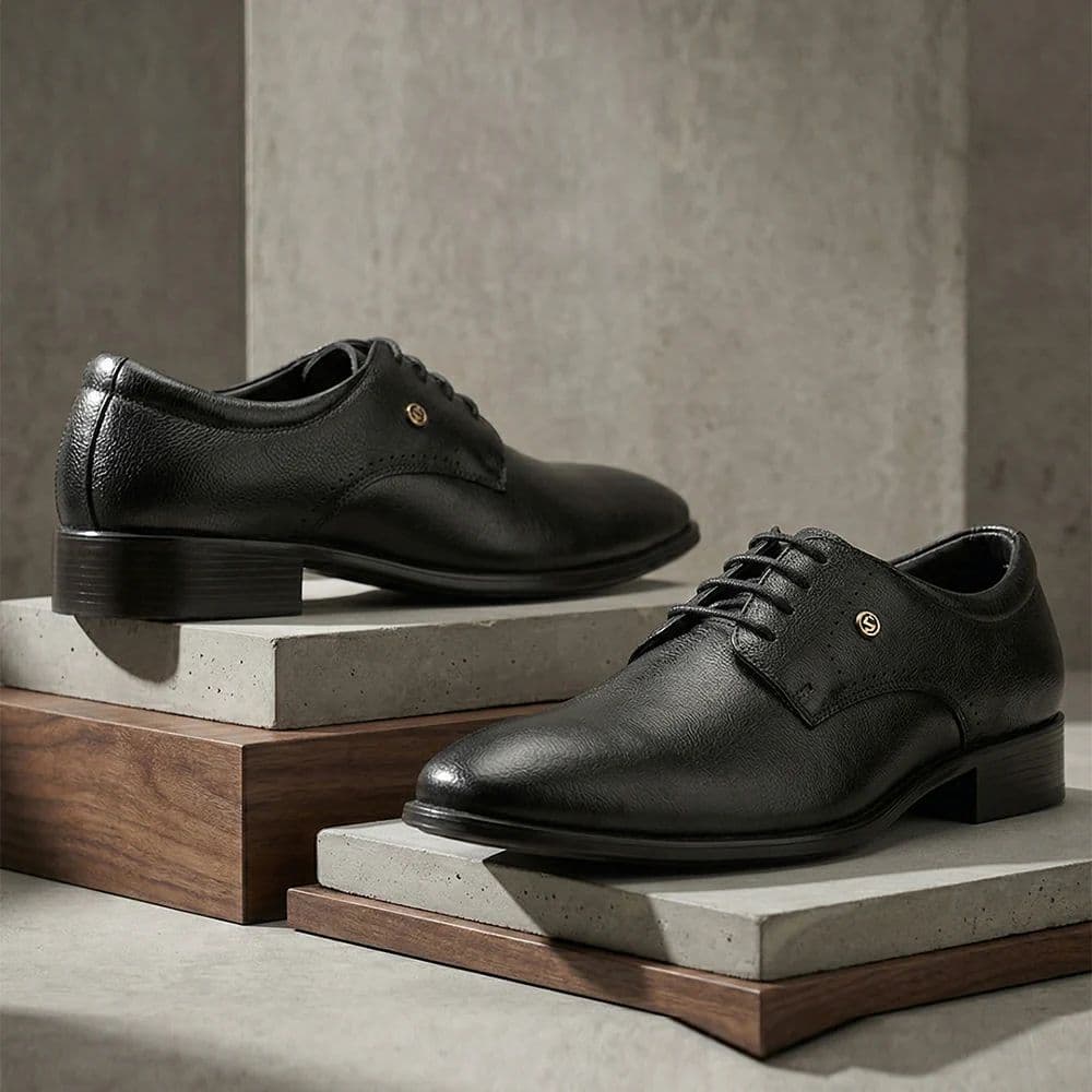 Healers SCL-16 Black Formal Lacing Debry Shoes for Men By Liberty — photo 2