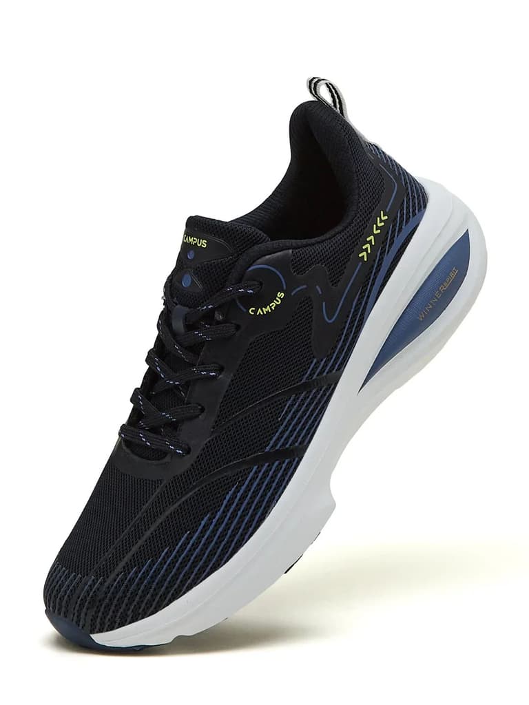GLITCH Navy Men's Running Shoes — photo 3