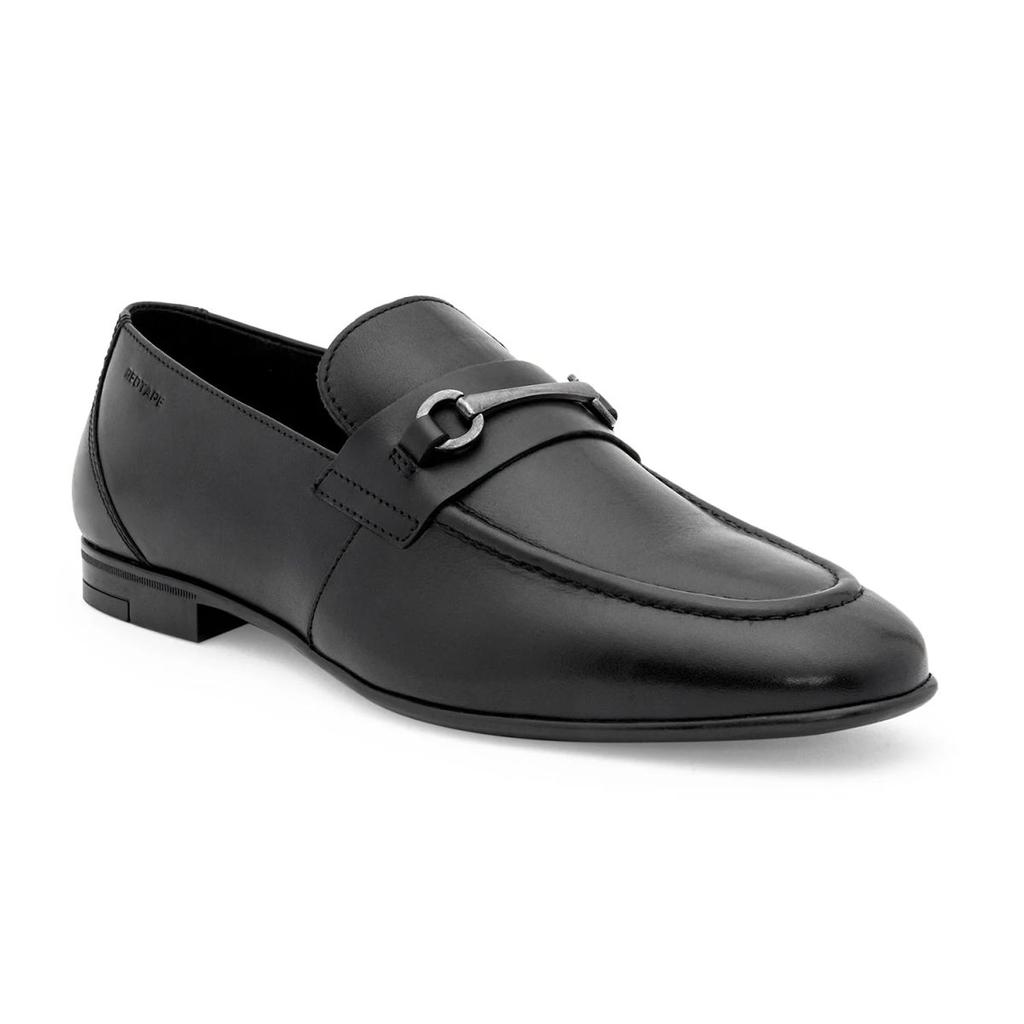 Formal Loafers for Men | Real Leather Shoes With Low-cut Pattern — 6 / Black