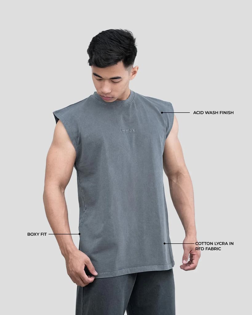 Acid Wash Boxy Tank — photo 4