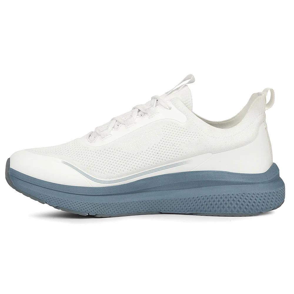 Leap7x White Sports Lacing Running Shoes For Men AUSTRIA-1 By Liberty — photo 3