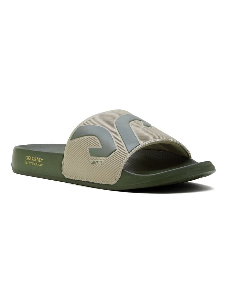 SL-475 Beige Men's Slides — Beige / 6