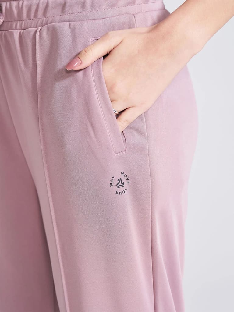 Women's Mauve Regular Fit Track Pants — photo 4