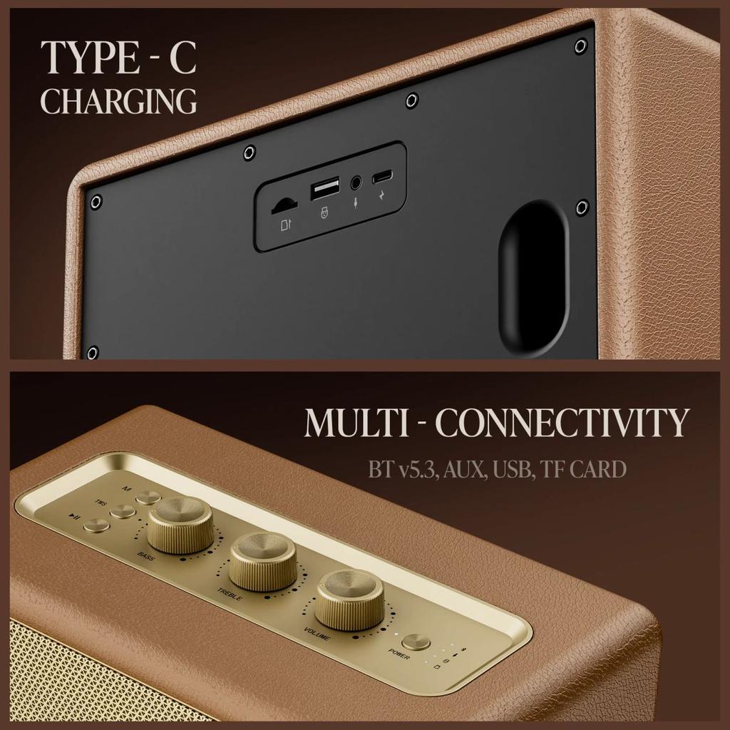 boAt Stone Opus | Portable Bluetooth Speaker with 80W boAt Signature Sound, Built-in Subwoofer, 12 Hours Playback — photo 9
