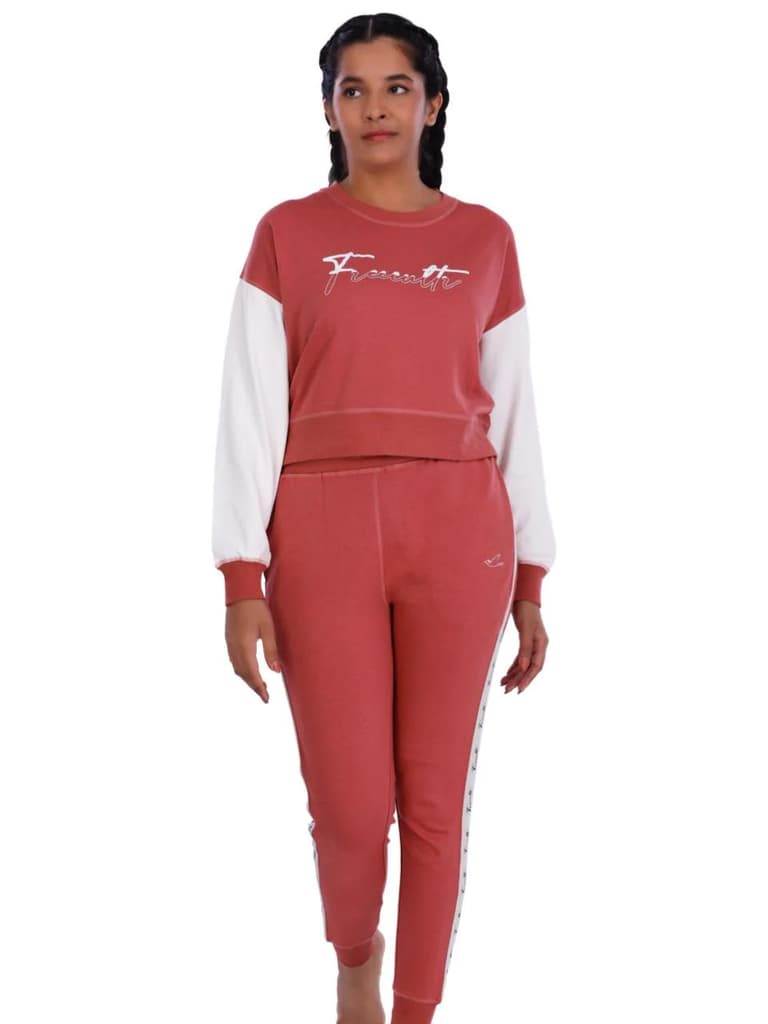 Brick Red Side Taped Detail Joggers — photo 6