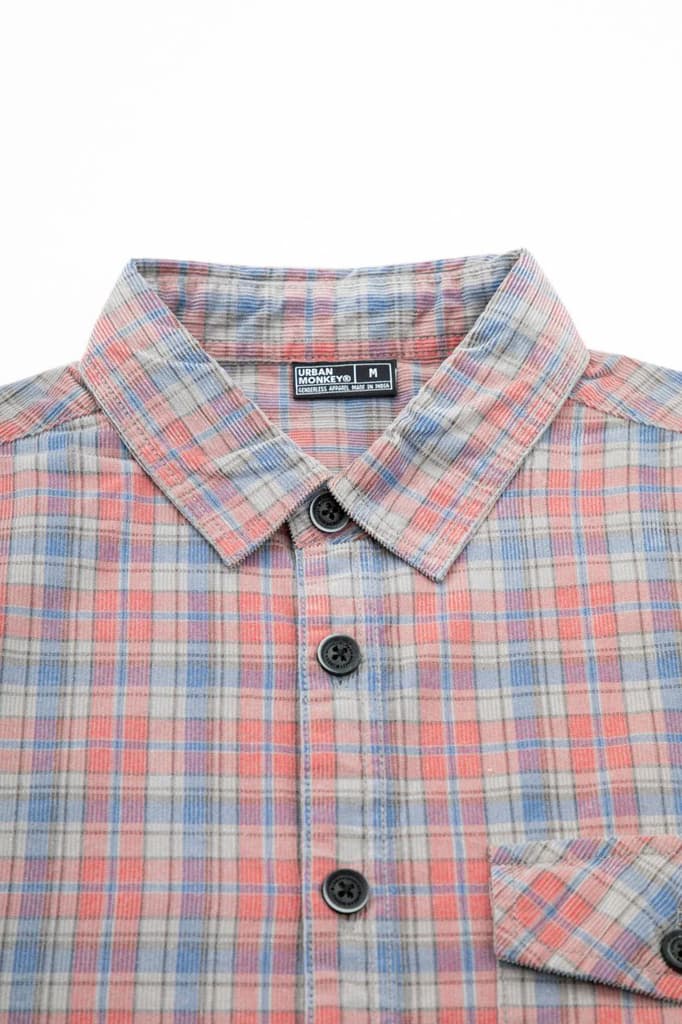 Check Corduroy Shirt 006 // regular fit — photo 6