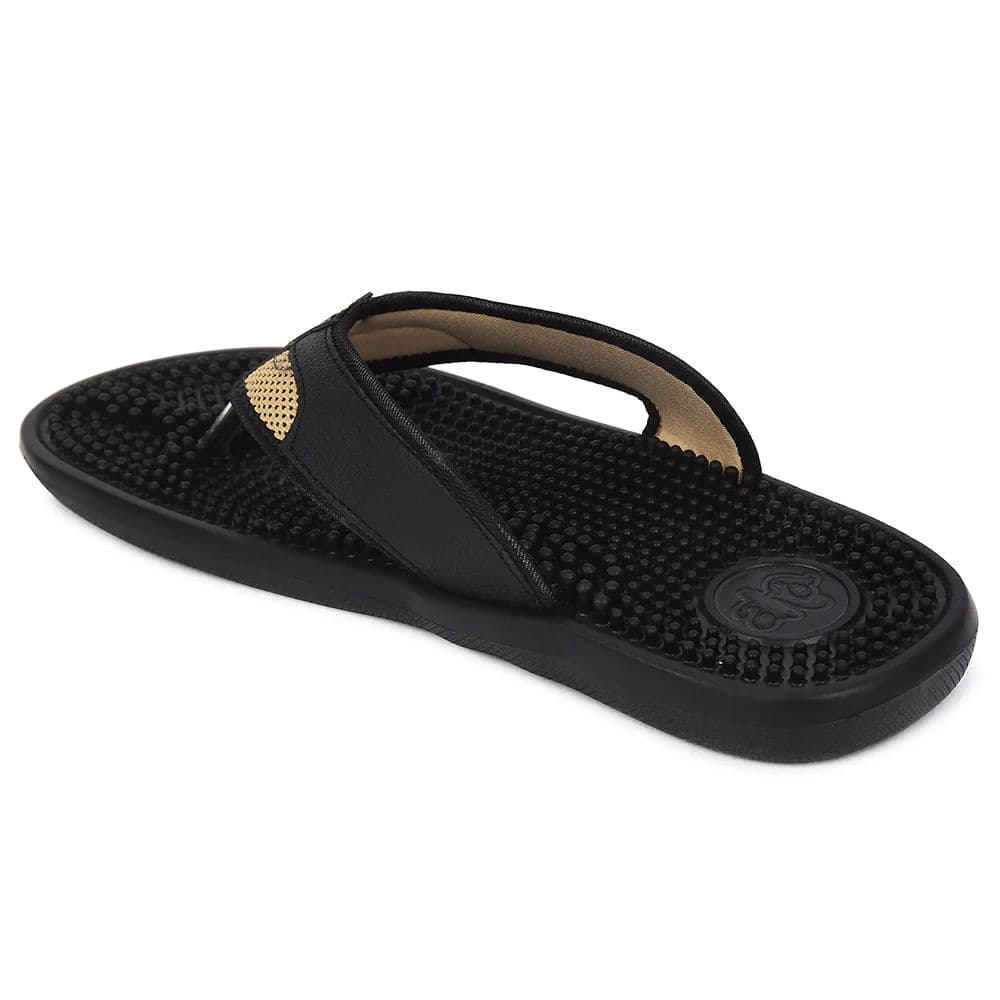 A-HA Black Casual Slipper For Men ACCUPRO1E By Liberty — photo 6