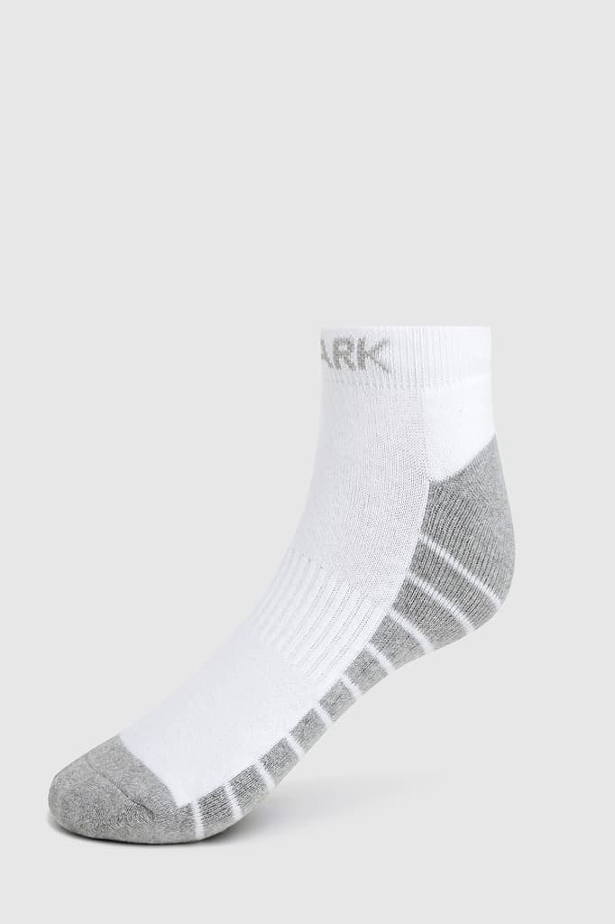 Legacy Ankle Socks White/Grey — Default Title