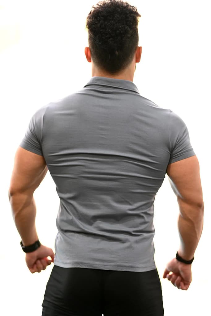 Polo T-shirt Grey — photo 5