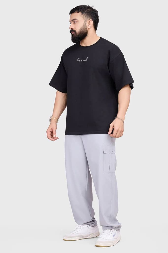 Bold Oversized T-shirt Black — photo 2