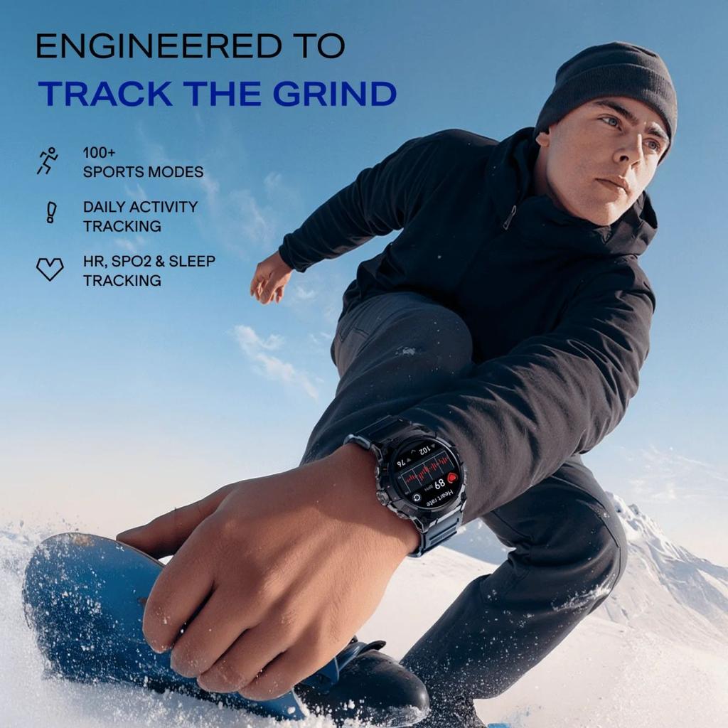 boAt Lunar Atlas | Smartwatch with 1.39" Bright HD Display, App-Powered GPS Tracking & Rugged Metallic Finish — photo 6