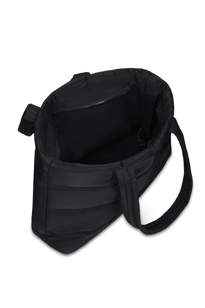 Puffer Shoulder Bag // Black On Black