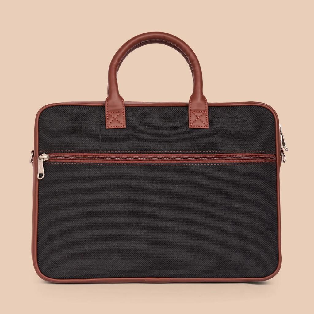 Jet Black Laptop Bag — photo 4