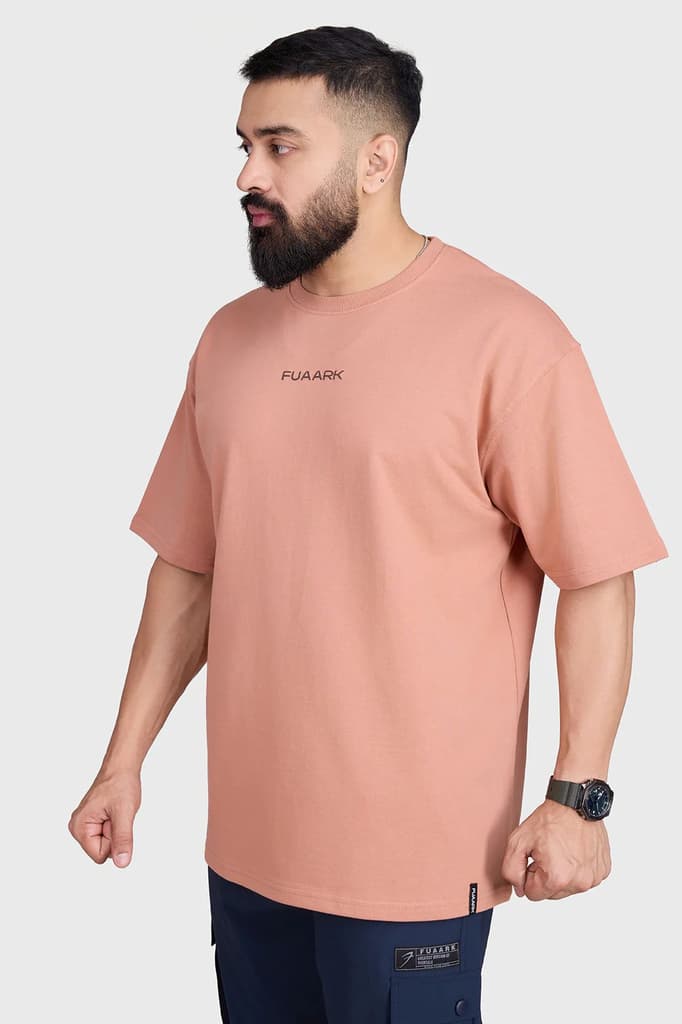 Element Oversized T-shirts Warm Beige — XS