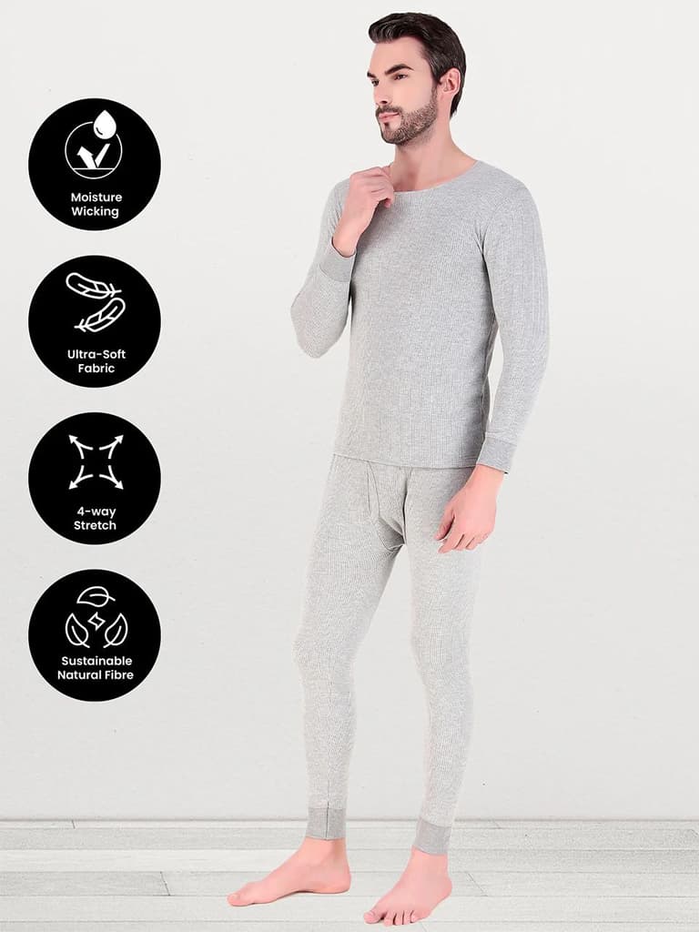 BlazeTech Thermal Set Full Sleeves | Light Grey — photo 4