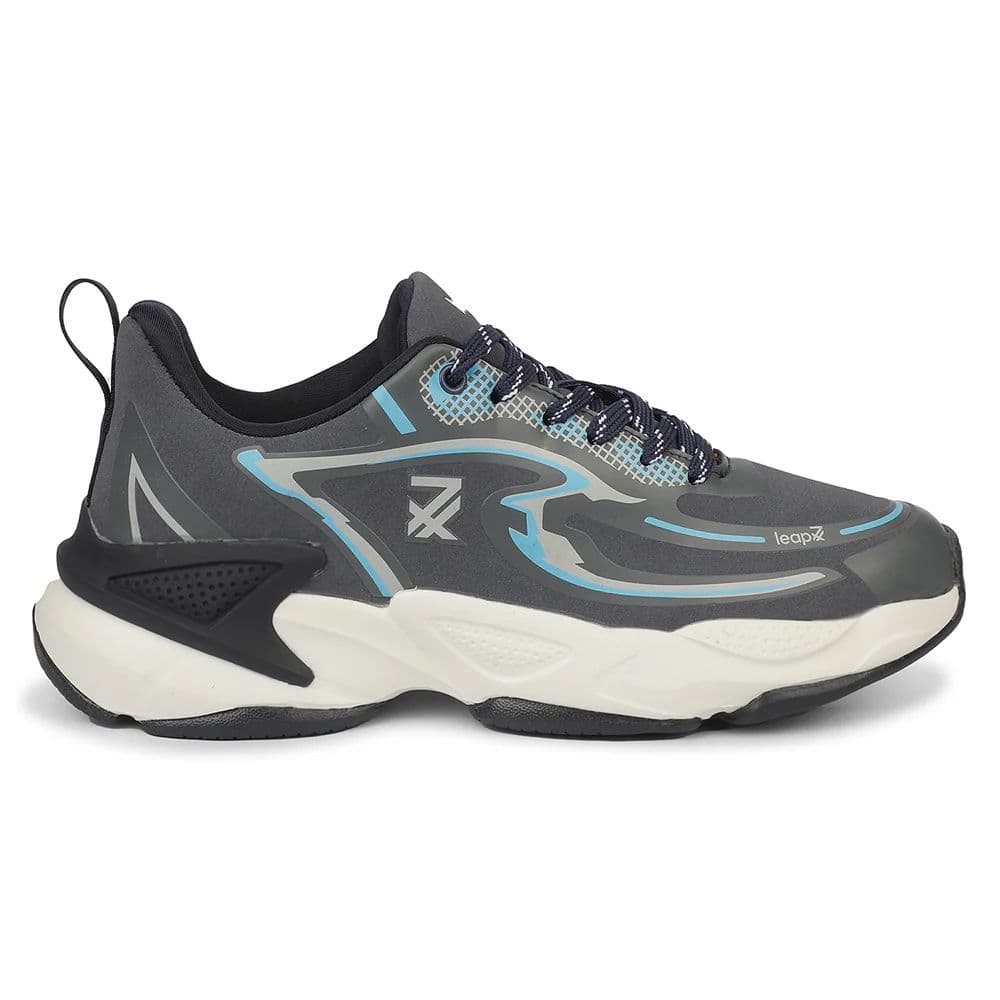 LEAP7X GLADIATOR Navy Blue Sports Running Shoes for Men By Liberty — photo 2