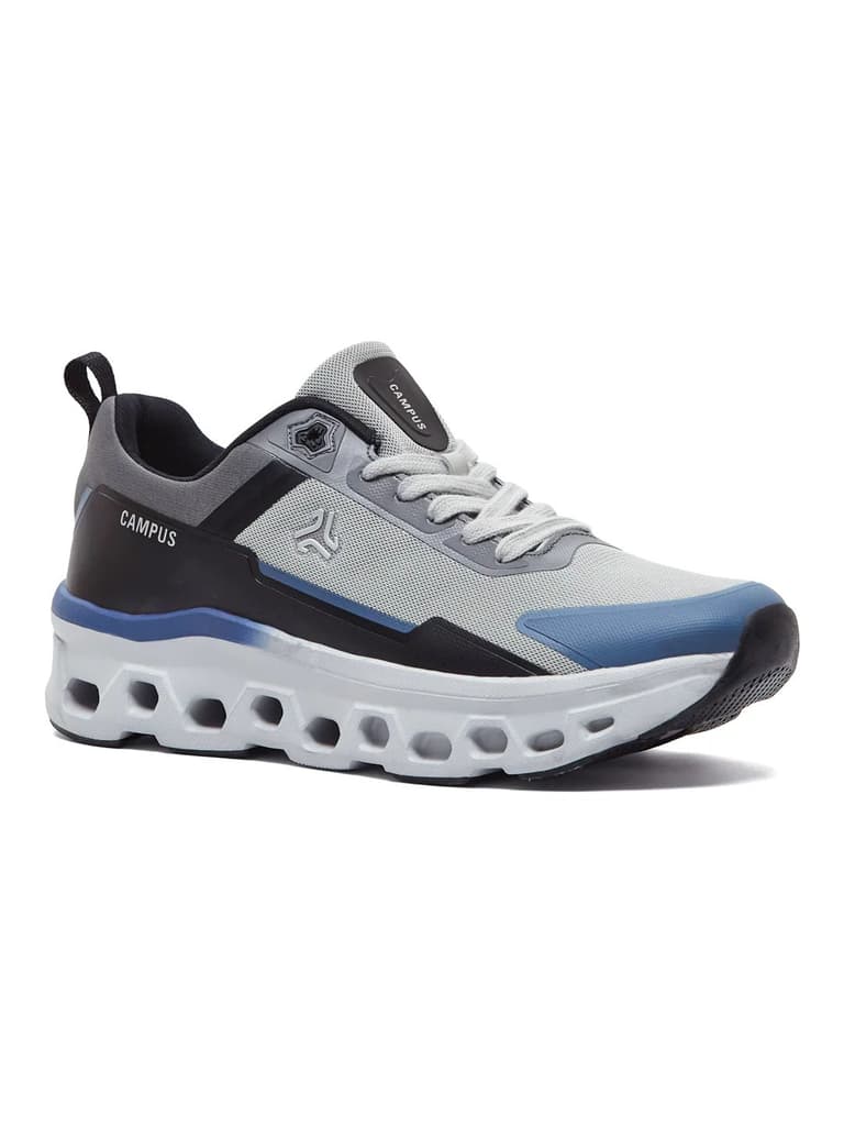 TRASKO Grey Men's Running Shoes — Grey / 6