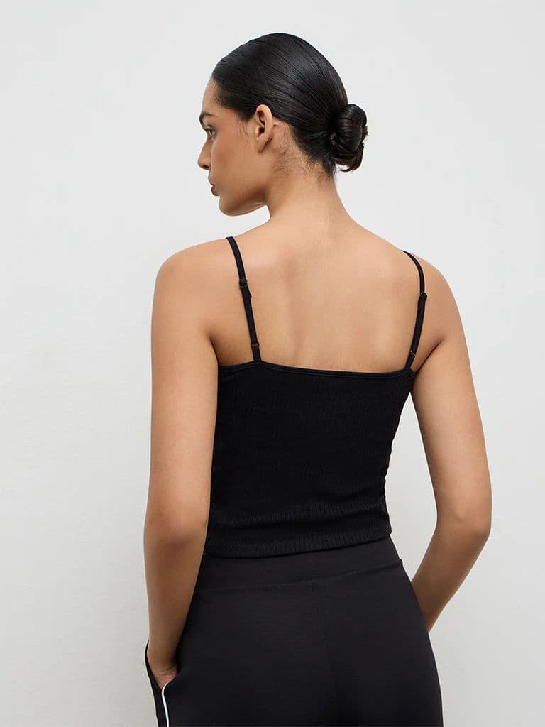 Nuoflexx Black Ribbed Top — photo 4