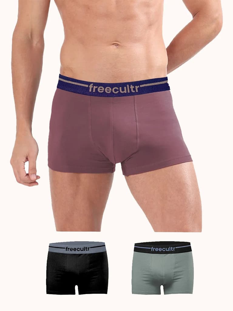 Men’s Adaptive Cotton Stretch Trunks Pack of 3 — photo 10
