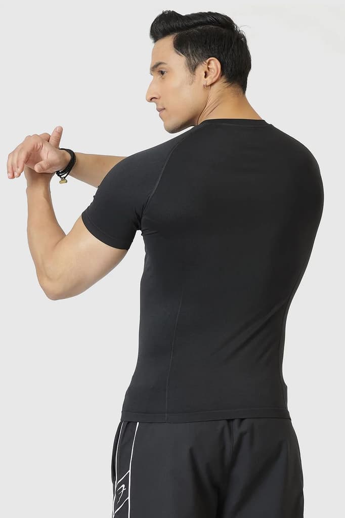 Power Seamless T-shirt Black/Logo — photo 8