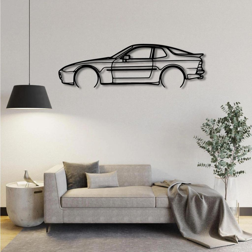 PORSCHE 944 COUPE METAL WALL ART — photo 2