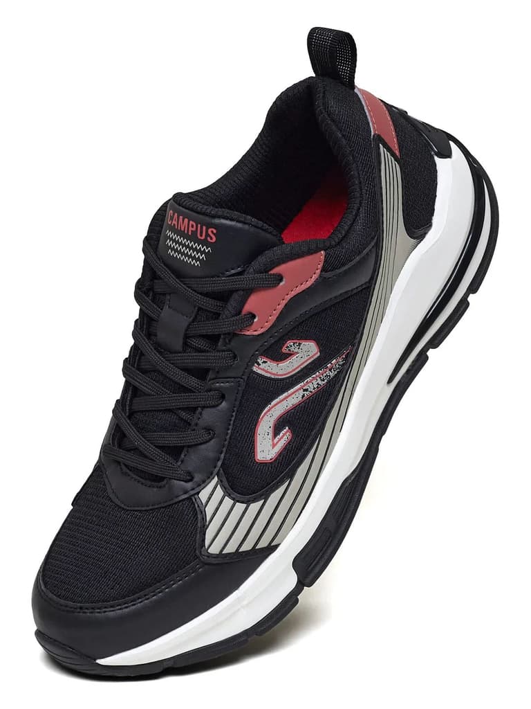 DENRO Black Men's Sneakers — photo 3