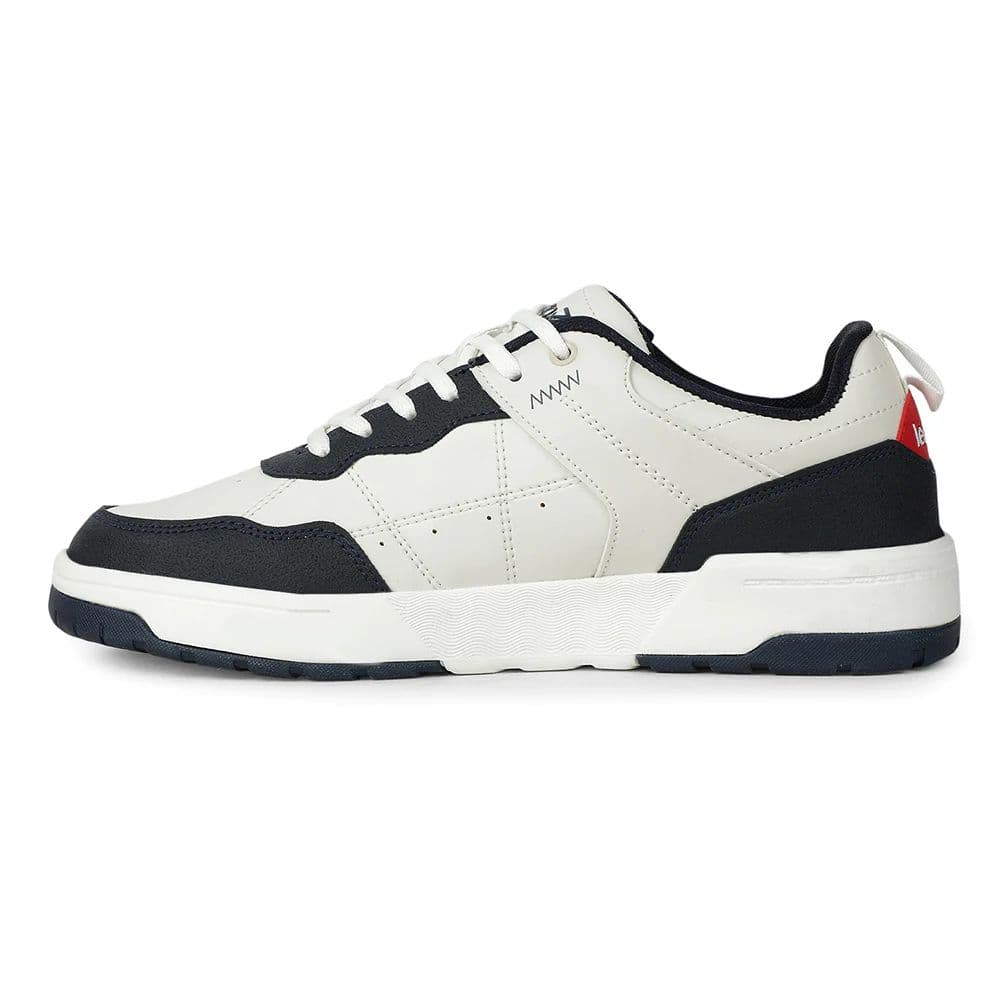 LEAP7X Navy Blue Casual Lacing Sneakers for Men NOBLESTEPE by Liberty — photo 5