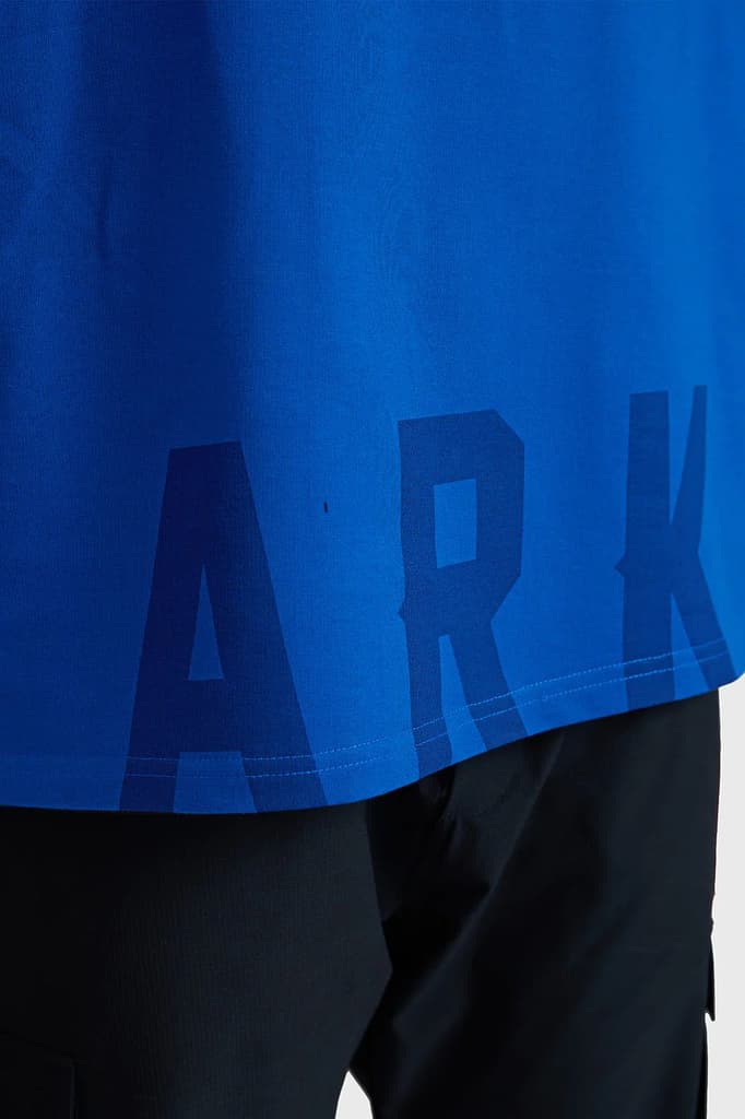 Refined Oversized T-shirt Royal Blue — photo 4