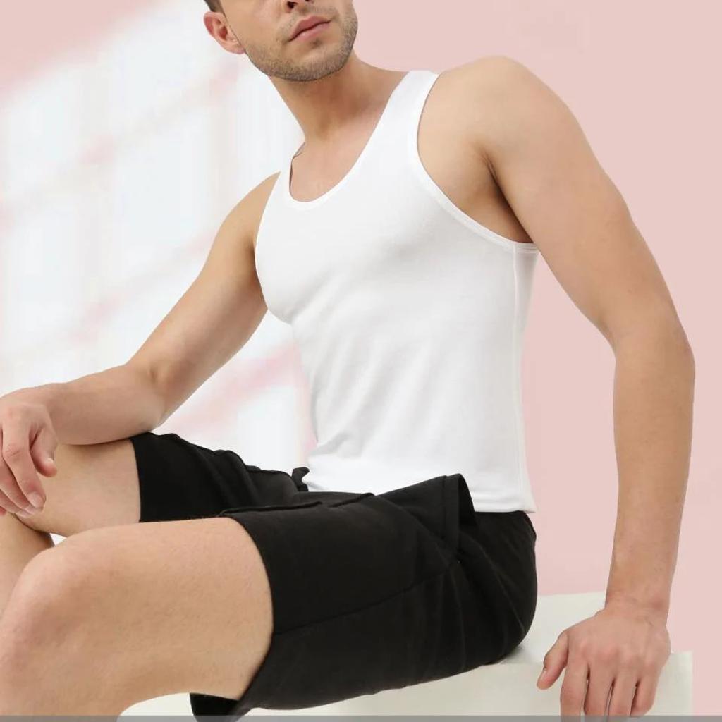 Twin Skin Organic Bamboo Vest - Comfort Fit (Pack Of 1)