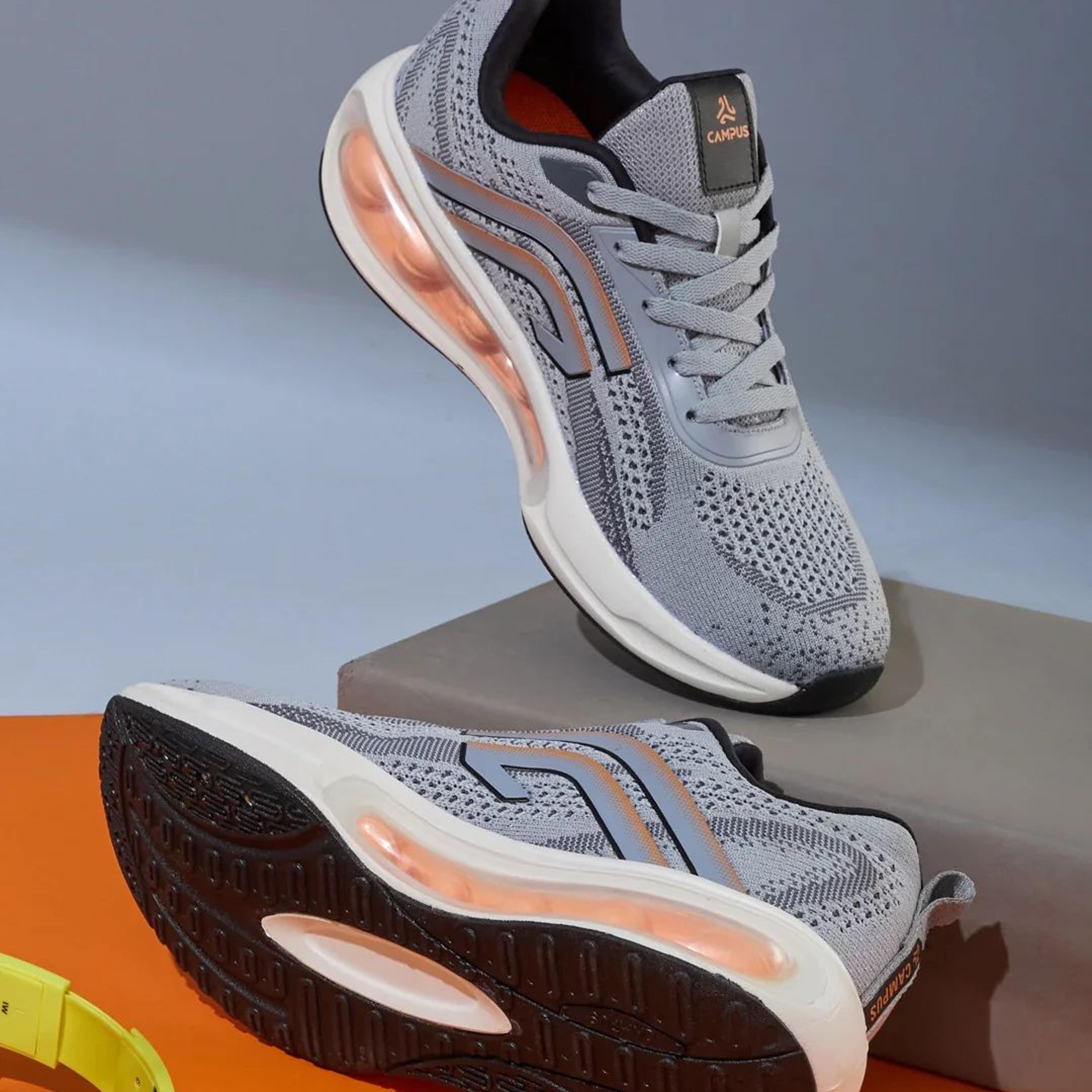 ENCLAVE Grey Men's Running Shoes