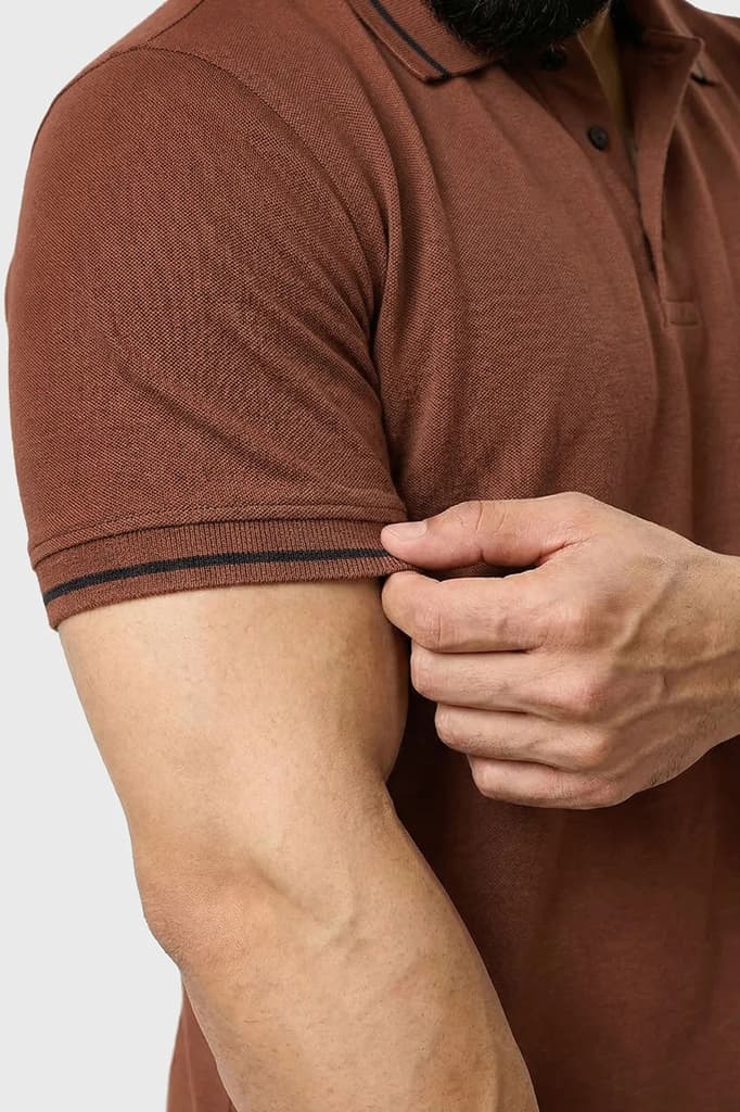 Mark Polo T-shirt Coffee — photo 4