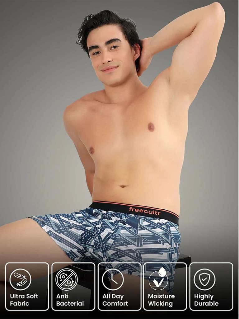 Men's Cotton Printed Trunk (Pack of 1) — photo 5