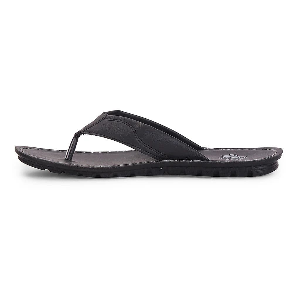 A-HA Black Casual Slippers For Men CHARGE By Liberty — photo 3
