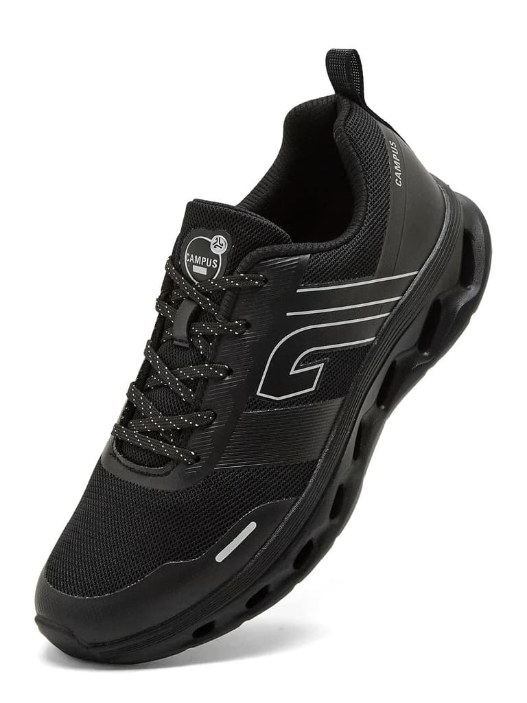 CHAZE Black Men's Running Shoes — photo 3