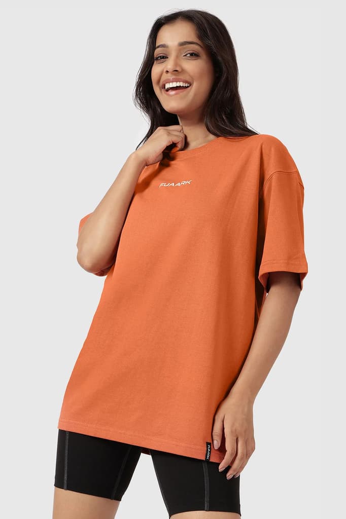 Element Oversized T-shirts Rust — XS