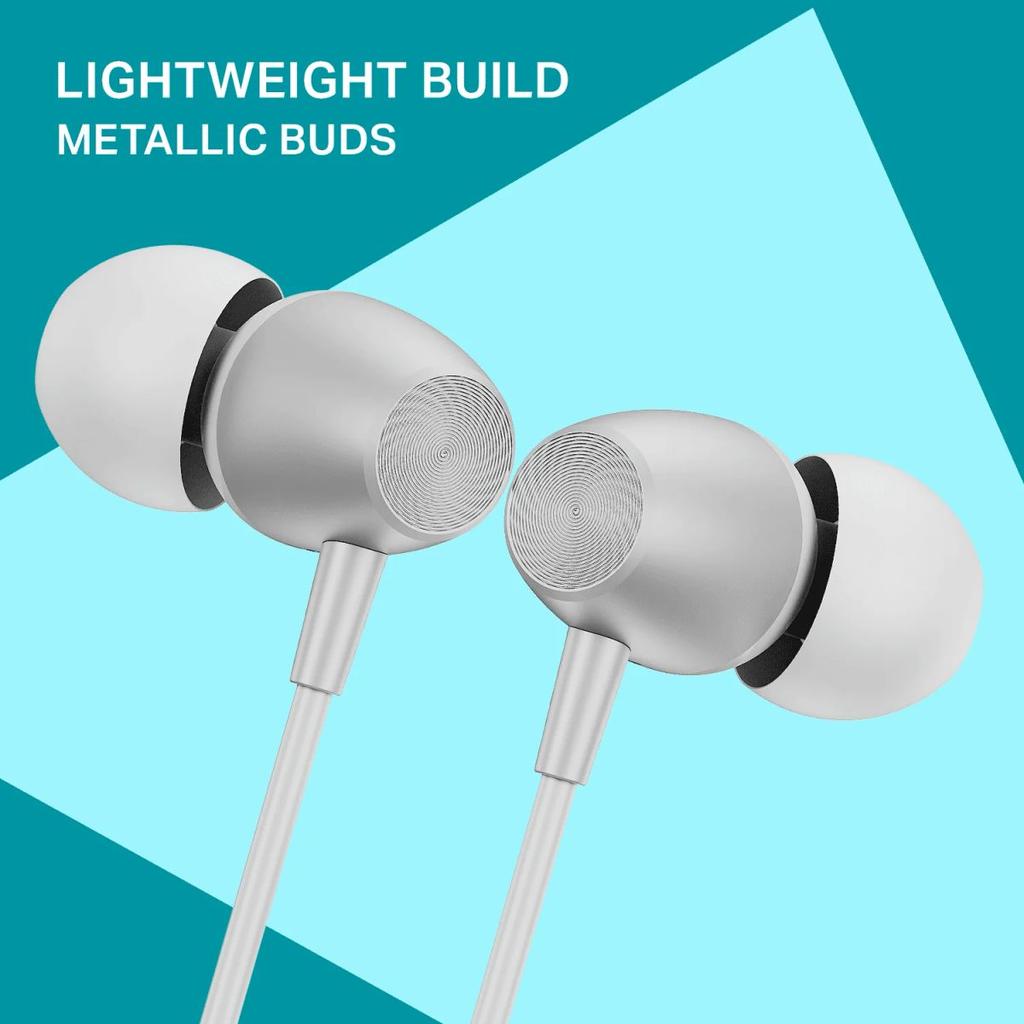 Bassheads 55 | Wired Earphones with 10mm Drivers, Metallic Buds, In-Line Mic & Lightweight Design — photo 10