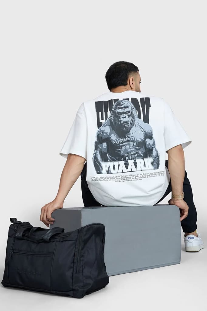 Gorilla Oversized T-shirt White — photo 7